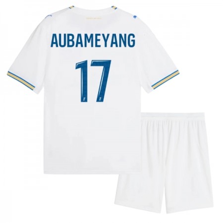 Camiseta de fútbol Olympique de Marseille Aubameyang 17 Niño 1ª equipación 2026-27 Camiseta de fútbol Olympique de Marseille Aubameyang 17 Niño 1ª equipación 2026-27