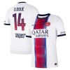Camiseta de fútbol Paris Saint Germain Desire Doue 14 2ª equipación 2026-27 Camiseta de fútbol Paris Saint Germain Desire Doue 14 2ª equipación 2026-27