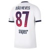 Camiseta de fútbol Paris Saint Germain Joao Neves 87 2ª equipación 2026-27