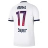 Camiseta de fútbol Paris Saint Germain Vitinha 17 2ª equipación 2026-27