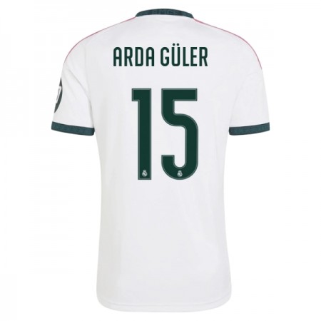 Camiseta de fútbol Real Madrid Arda Guler 15 1ª equipación 2026-27 Camiseta de fútbol Real Madrid Arda Guler 15 1ª equipación 2026-27