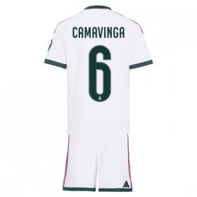 Camiseta de fútbol Real Madrid Camavinga 6 Niño 1ª equipación 2026-27