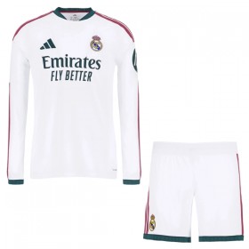 Camiseta de fútbol Real Madrid Niño 1ª equipación 2026-27 Manga Larga