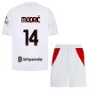 Camiseta de fútbol AC Milan Modrić 14 Niño 2ª equipación 2026-27 Camiseta de fútbol AC Milan Modrić 14 Niño 2ª equipación 2026-27