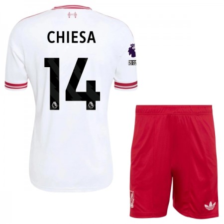 Camiseta de fútbol Liverpool Chiesa 14 Niño 2ª equipación 2026-27 Camiseta de fútbol Liverpool Chiesa 14 Niño 2ª equipación 2026-27