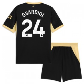 Camiseta de fútbol Manchester City Gvardiol 24 Niño 2ª equipación 2026-27
