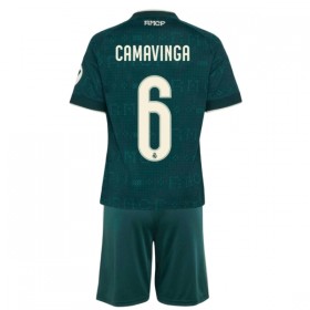 Camiseta de fútbol Real Madrid Camavinga 6 Niño 2ª equipación 2026-27