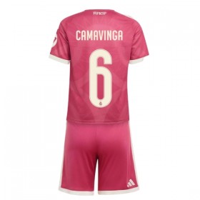 Camiseta de fútbol Real Madrid Camavinga 6 Niño 3ª equipación 2026-27