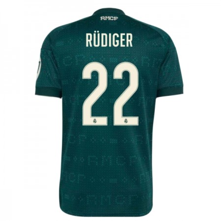 Camiseta de fútbol Real Madrid Rudiger 22 2ª equipación 2026-27 Camiseta de fútbol Real Madrid Rudiger 22 2ª equipación 2026-27