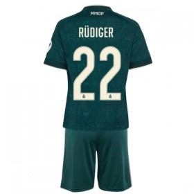 Camiseta de fútbol Real Madrid Rudiger 22 Niño 2ª equipación 2026-27