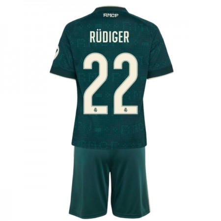 Camiseta de fútbol Real Madrid Rudiger 22 Niño 2ª equipación 2026-27 Camiseta de fútbol Real Madrid Rudiger 22 Niño 2ª equipación 2026-27