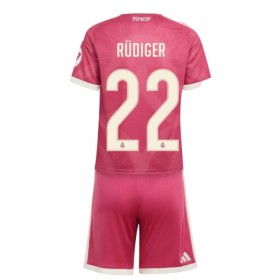 Camiseta de fútbol Real Madrid Rudiger 22 Niño 3ª equipación 2026-27