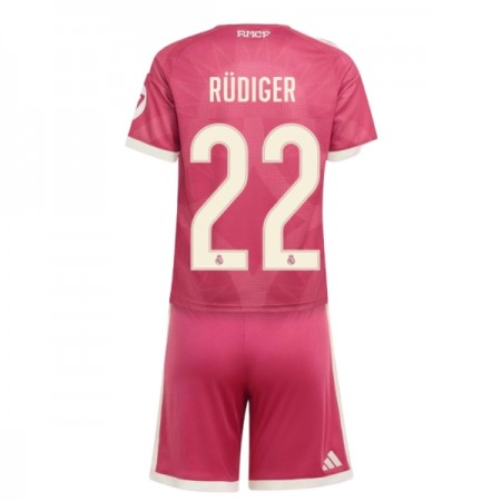 Camiseta de fútbol Real Madrid Rudiger 22 Niño 3ª equipación 2026-27 Camiseta de fútbol Real Madrid Rudiger 22 Niño 3ª equipación 2026-27