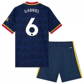 Camiseta de fútbol Arsenal Gabriel 6 Niño 2ª equipación 2026-27