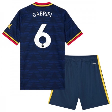 Camiseta de fútbol Arsenal Gabriel 6 Niño 2ª equipación 2026-27 Camiseta de fútbol Arsenal Gabriel 6 Niño 2ª equipación 2026-27