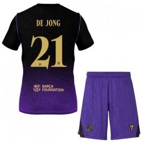 Camiseta de fútbol FC Barcelona Frenkie de Jong 21 Niño 2ª equipación 2026-27