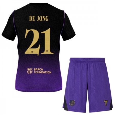 Camiseta de fútbol FC Barcelona Frenkie de Jong 21 Niño 2ª equipación 2026-27