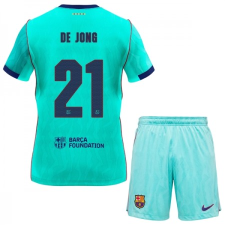 Camiseta de fútbol FC Barcelona Frenkie de Jong 21 Niño 3ª equipación 2026-27