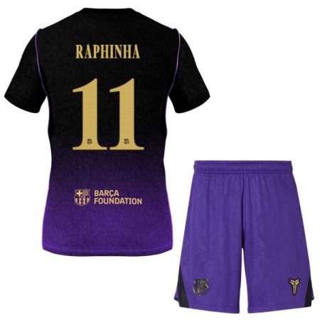 Camiseta de fútbol FC Barcelona Raphinha 11 Niño 2ª equipación 2026-27