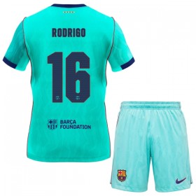 Camiseta de fútbol FC Barcelona Rodrigo 16 Niño 3ª equipación 2026-27