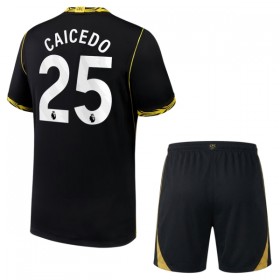 Camiseta de fútbol Chelsea Caicedo 25 Niño 2ª equipación 2026-27