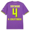 Camiseta de fútbol Borussia Dortmund N. Schlotterbeck 4 3ª equipación 2026-27 Camiseta de fútbol Borussia Dortmund N. Schlotterbeck 4 3ª equipación 2026-27