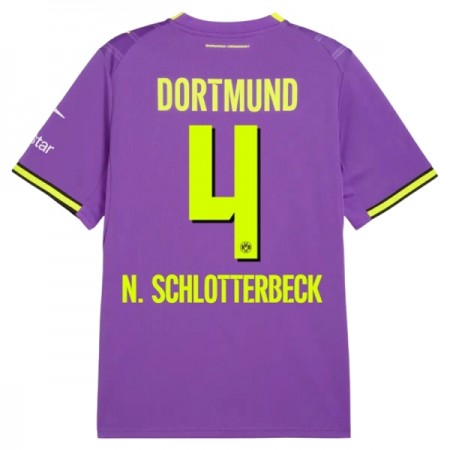 Camiseta de fútbol Borussia Dortmund N. Schlotterbeck 4 3ª equipación 2026-27 Camiseta de fútbol Borussia Dortmund N. Schlotterbeck 4 3ª equipación 2026-27