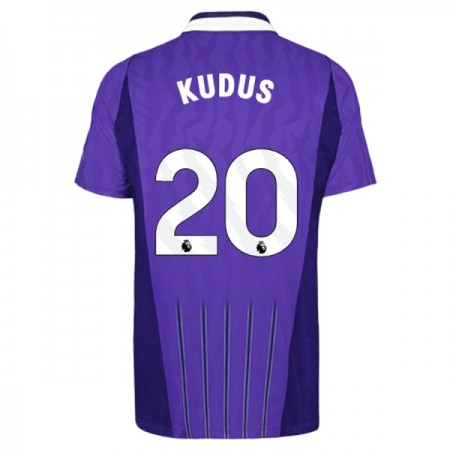 Camiseta de fútbol Tottenham Hotspur Kudus 20 3ª equipación 2026-27 Camiseta de fútbol Tottenham Hotspur Kudus 20 3ª equipación 2026-27
