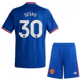 Camiseta de fútbol Manchester United Sesko 30 Niño 2ª equipación 2026-27