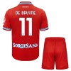 Camiseta de fútbol SSC Napoli De Bruyne 11 Niño 3ª equipación 2026-27 Camiseta de fútbol SSC Napoli De Bruyne 11 Niño 3ª equipación 2026-27