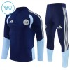 Ajax Niño Sudadera De Entrenamiento 2026-27 Cuarto-Cremallera Azul