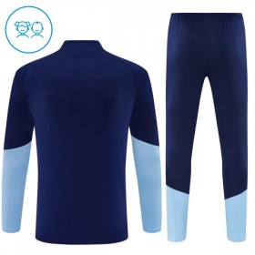 Ajax Niño Sudadera De Entrenamiento 2026-27 Cuarto-Cremallera Azul