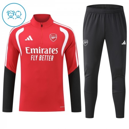 Arsenal Niño Sudadera De Entrenamiento 2026-27 Cuarto-Cremallera Roja Arsenal Niño Sudadera De Entrenamiento 2026-27 Cuarto-Cremallera Roja