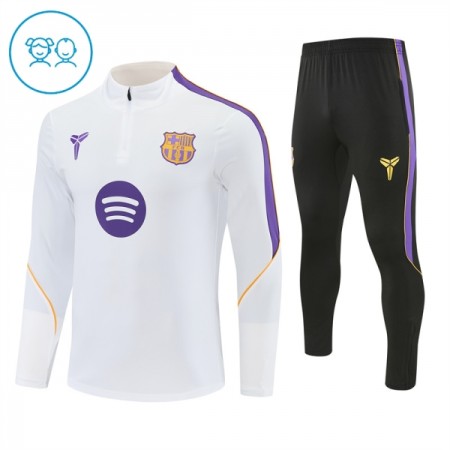 Barcelona Niño Sudadera De Entrenamiento 2026-27 Cuarto-Cremallera Blanca