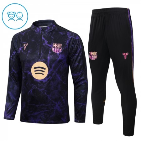 Barcelona Niño Sudadera De Entrenamiento 2026-27 Cuarto-Cremallera Negra