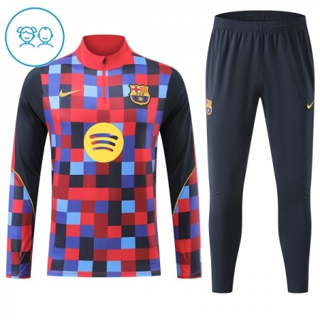 Barcelona Niño Sudadera De Entrenamiento 2026-27 Cuarto-Cremallera Roja