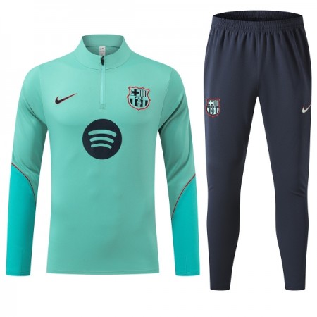 Barcelona Sudadera De Entrenamiento 2026-27 Cuarto-Cremallera Verde Barcelona Sudadera De Entrenamiento 2026-27 Cuarto-Cremallera Verde
