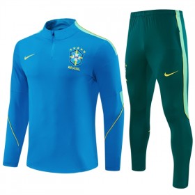 Brasil Sudadera De Entrenamiento 2026-27 Cuarto-Cremallera Azul