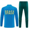 Brasil Sudadera De Entrenamiento 2026-27 Cuarto-Cremallera Azul