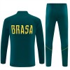 Brasil Sudadera De Entrenamiento 2026-27 Cuarto-Cremallera Verde