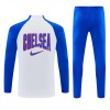 Chelsea Sudadera De Entrenamiento 2026-27 Cuarto-Cremallera Blanca