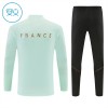 Francia Niño Sudadera De Entrenamiento 2026-27 Cuarto-Cremallera Blanca