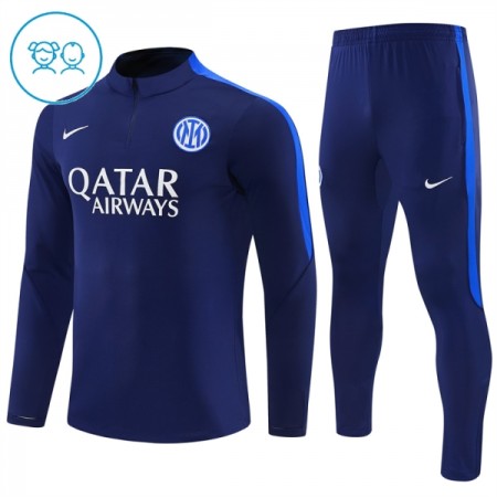 Inter Milan Niño Sudadera De Entrenamiento 2026-27 Cuarto-Cremallera Azul Inter Milan Niño Sudadera De Entrenamiento 2026-27 Cuarto-Cremallera Azul