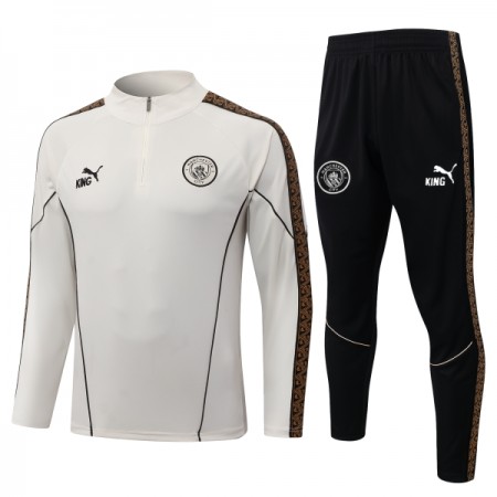 Manchester City Sudadera De Entrenamiento 2026-27 Cuarto-Cremallera Gris Manchester City Sudadera De Entrenamiento 2026-27 Cuarto-Cremallera Gris