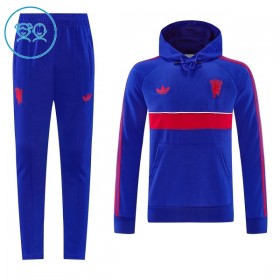 Manchester United Hoodie Niño Sudadera De Entrenamiento 2026-27 Azul