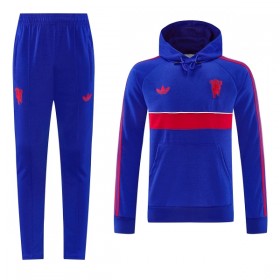 Manchester United Hoodie Sudadera De Entrenamiento 2026-27 Azul