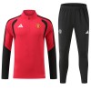 Manchester United Sudadera De Entrenamiento 2026-27 Cuarto-Cremallera Roja Manchester United Sudadera De Entrenamiento 2026-27 Cuarto-Cremallera Roja