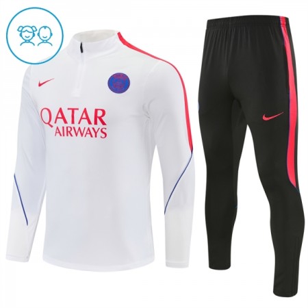 Paris Saint Germain Niño Sudadera De Entrenamiento 2026-27 Cuarto-Cremallera Blanca Paris Saint Germain Niño Sudadera De Entrenamiento 2026-27 Cuarto-Cremallera Blanca