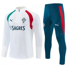 Portugal Sudadera De Entrenamiento 2026-27 Cuarto-Cremallera Blanca