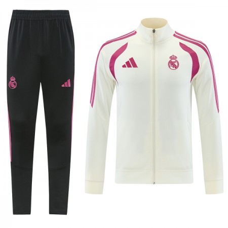 Real Madrid Chaqueta De Entrenamiento Trajes 2026-27 Blanca Real Madrid Chaqueta De Entrenamiento Trajes 2026-27 Blanca